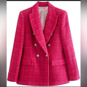Fuchsia Blazer